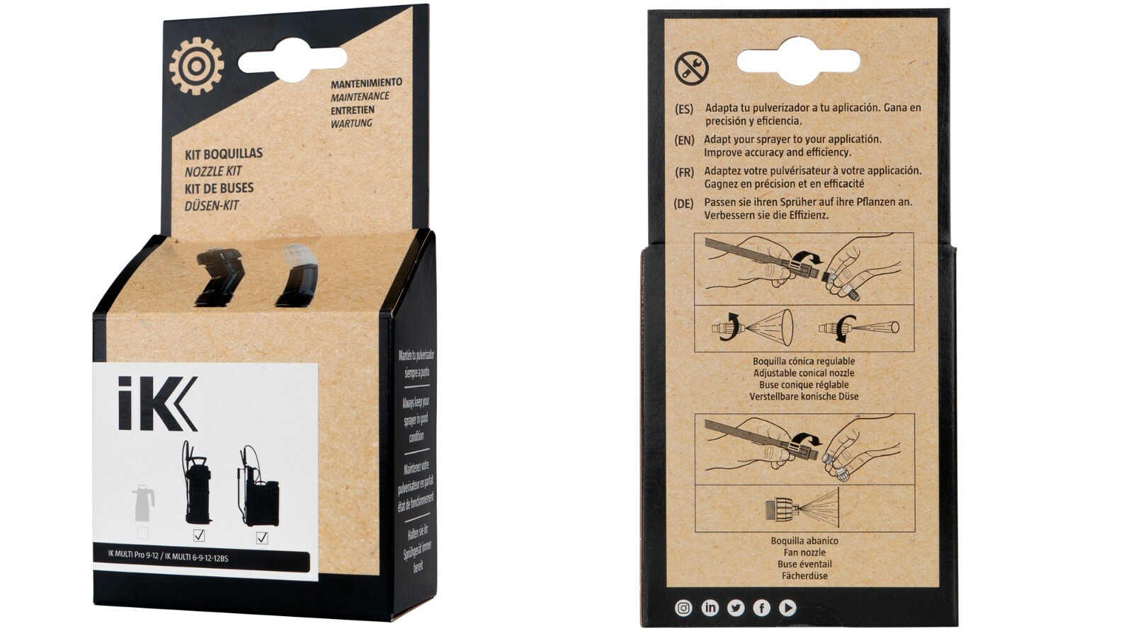 IK SPRAYERS KIT UGELLI IK MULTI 6-9-12 E PRO 9-12