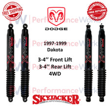 Skyjacker Black MAX Shocks Set 3-4 Front & Re...