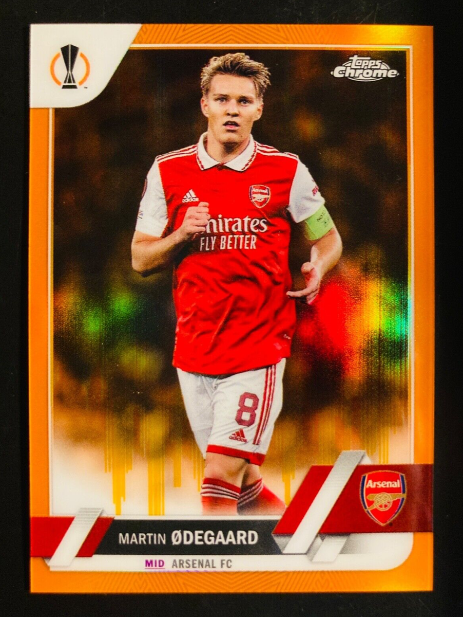 2022-23 Topps Chrome #88 Martin Odegaard Arsenal Orange Gold