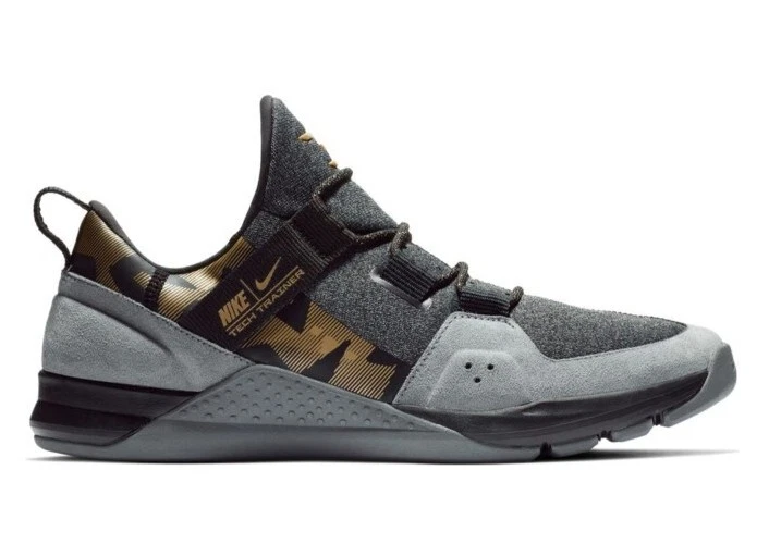 NIKE Tech Trainer Russell Wilson Sneaker In Black Metallic Gold