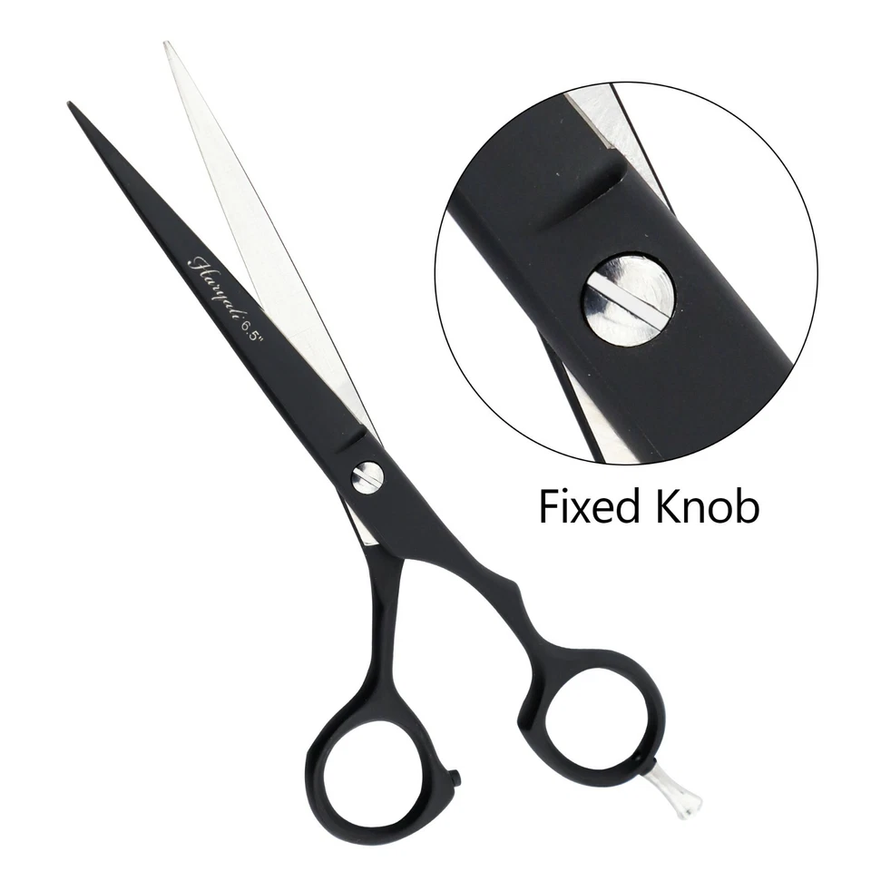 Barber Salon Hairdressing Scissor Cut Hair Cutting Shear Black Right Handed 6.5" - Image 2 of 4