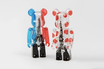 2018 Medicom x Colette Bearbrick Twin Tower Pack Tokyo Eiffel 100% Ltd