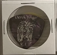 Enuff Z'Nuff Derek Frigo R.I.P. Donnie Vie Tour Guitar Pick Purpl Glam Hair '80s