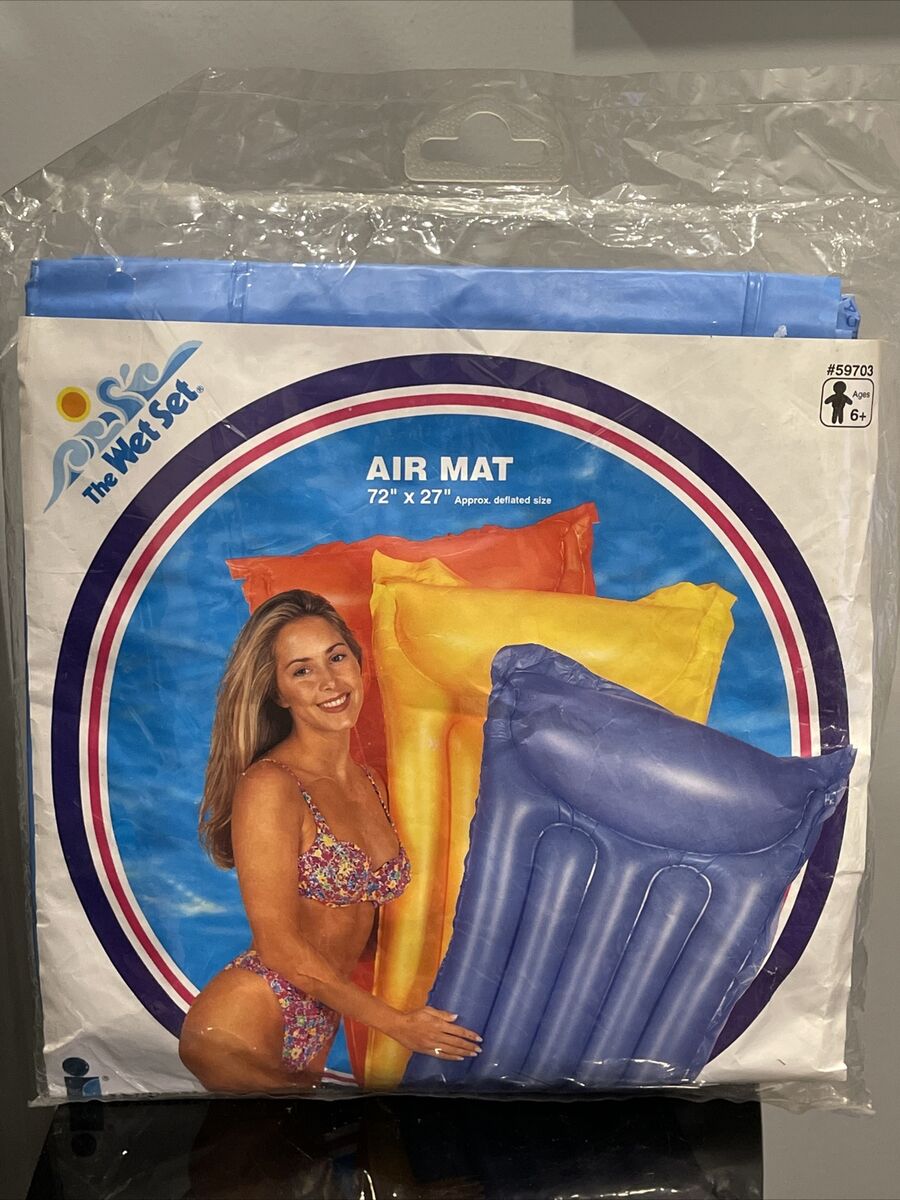 Vintage INTEX The Wet Set Inflatable Pool Air Mat Float 72