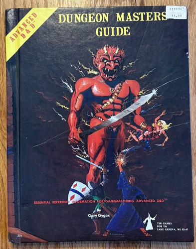 Advanced Dungeons & Dragons TSR 1979 Dungeon Masters Guide 1st Revised Ed #2011