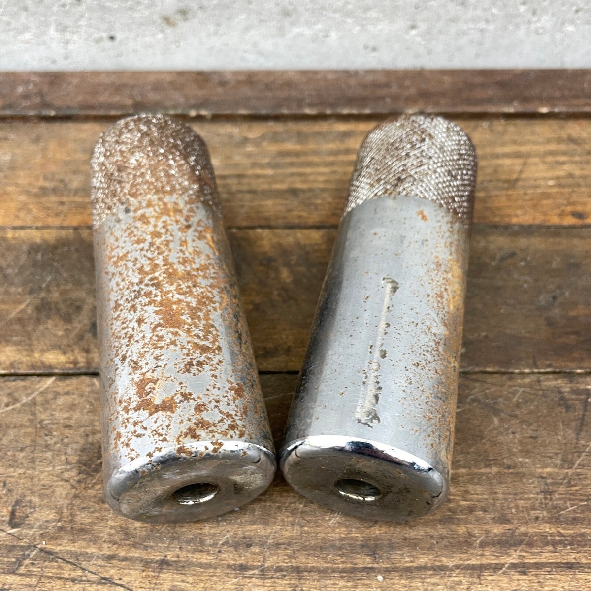 Paires De Chevilles D'essieu BMX Old School - Acier Chromé, Douille Profonde, Axe 3/8