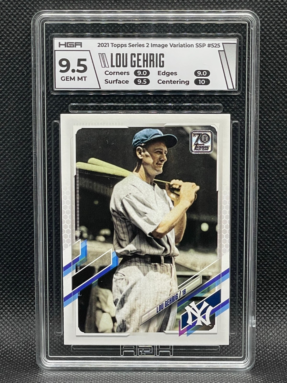 2021 Topps Lou Gehrig #525 SSP Image Variation New York Yankees GEM MINT
