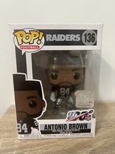 Funko POP! NFL Wave 6 Vinyl Figure - ANTONIO BROWN (Oakland Raiders) #136 - New