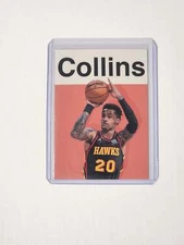 John Collins Artist Signed Basketball Art Card 1/10