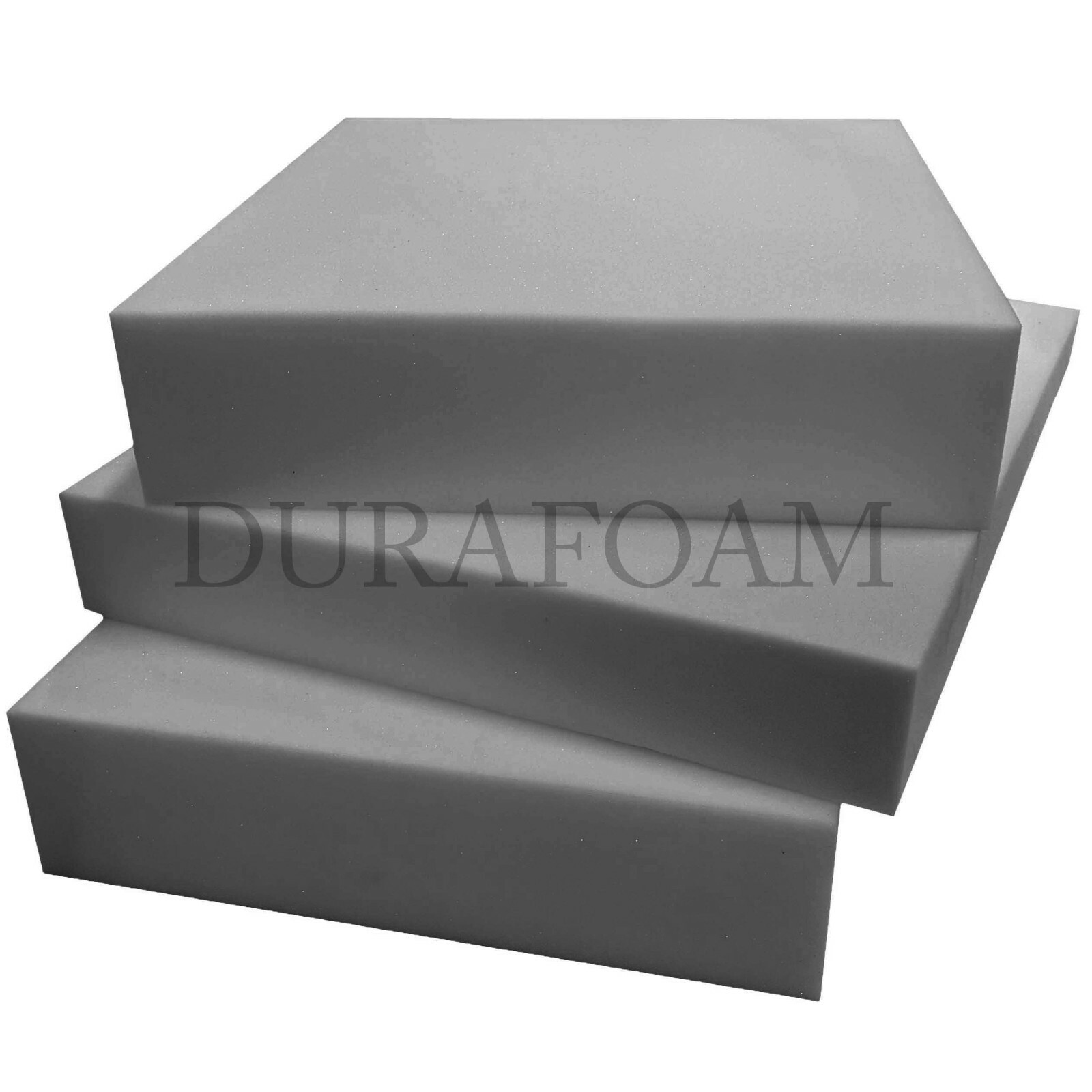 HIGH DENSITY UPHOLSTERY FOAM 60 x 20 x 3" SHEETS Light Grey eBay