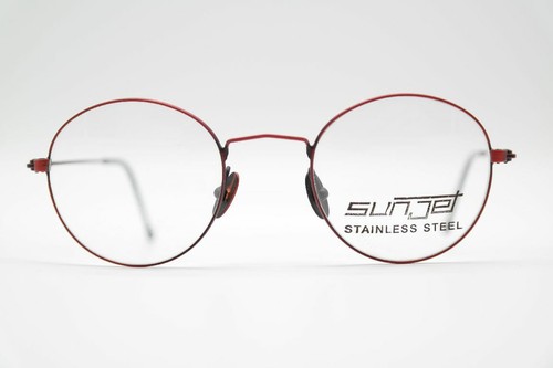 Lunettes Vintage Ovales Melody 8531 - Monture Or Rouge - Dimensions 55[]18 140 - NOS (Neuf Old Stock) - Unisexe