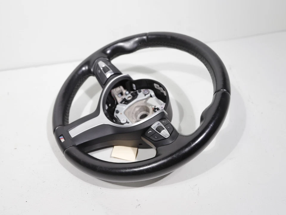 2011-2016 BMW F10 528 535 550 M RODA DE DIREÇÃO AQUECIDA ESPORTIVA SEM PÁS FABRICANTE DE EQUIPAMENTO ORIGINAL 🚗 - Imagem 4 de 4