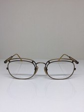 New Vintage Japan Jewelry Association JJA 20-2604 Eyeglasses Antique Gold Japan