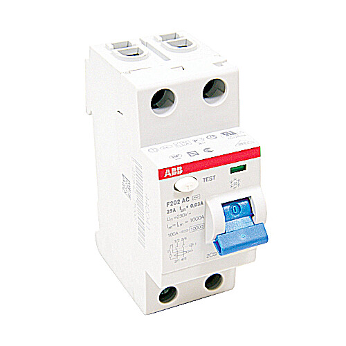 F202AC-25/0.1, ABB, Rcd F200 2P 25A 100Ma 480Y/277 | eBay
