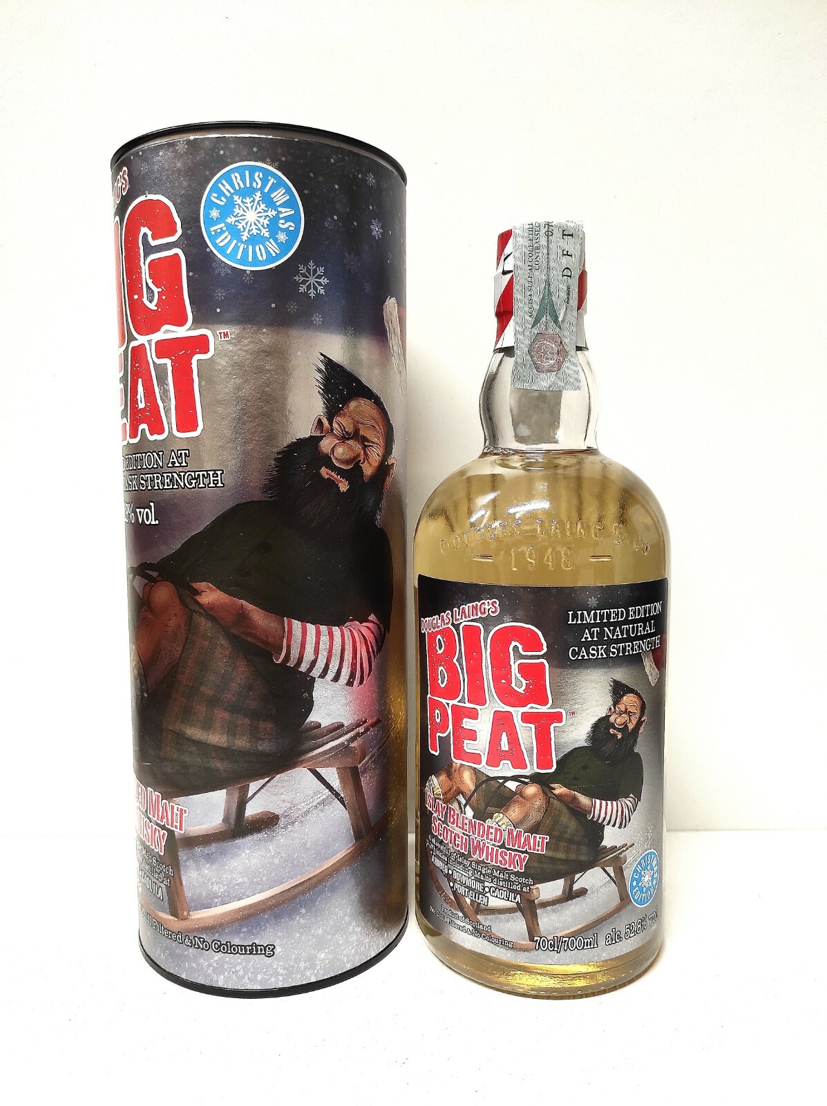 Douglas Laing's Big Peat Limited Christmas Edition 2021 52,8% vol 70 cl  box