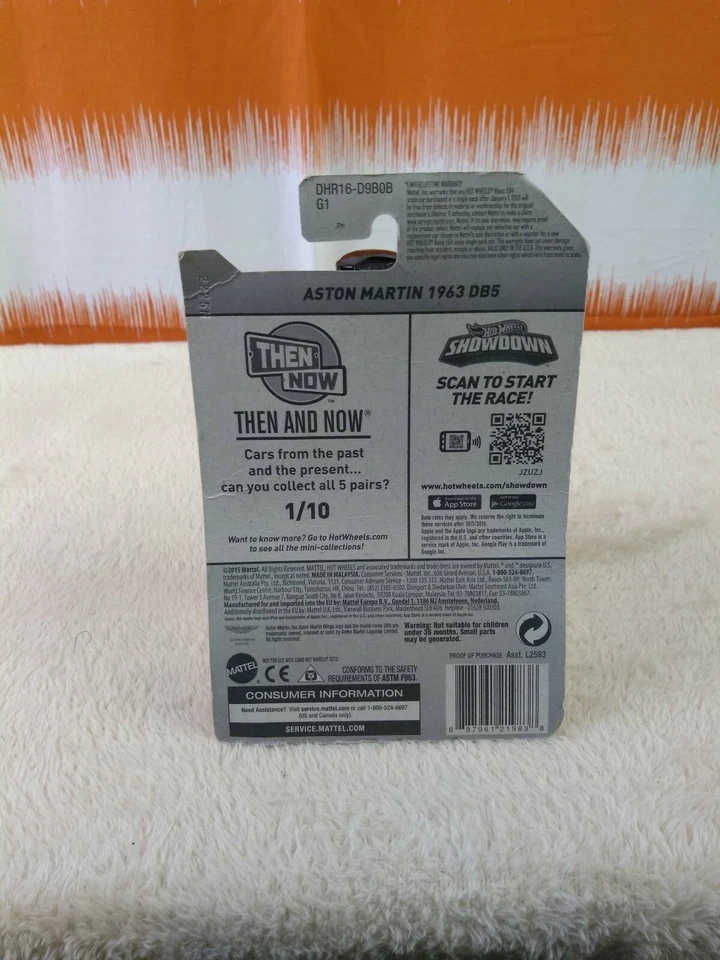 Aston Martin DB5 2015 Hot Wheels 1963 error de rueda ¿único en su clase? Foto 2 de 4