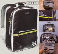 New Rule 5 Run Brown Ballistic Nylon Backpack Multi-function High-End MSRP 200