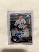 2016 Bowman Chrome Brady Lail Auto! Yankees RC Rookie Rare