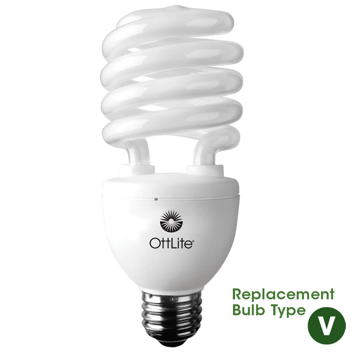 NEW Ott-lite 20w 25w 15w screw in base fluorescent light bulb CFL type S V 508  - Image 2 of 4