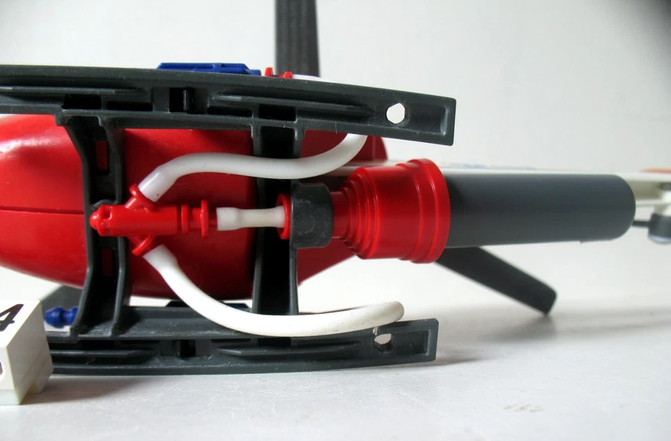 Playmobil Réf 4824 - Hélicoptère sauvetage feu pompiers avec pilote - Photo 4/4