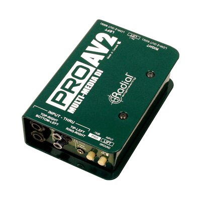 Radial ProAV2 Stereo Passive Multimedia Direct Box