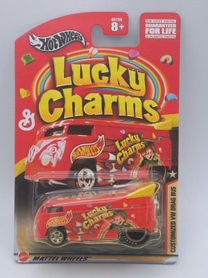 Hot Wheels 2004 General Mills Lucky Charms Promotion Volkswagen Drag Bus - Red