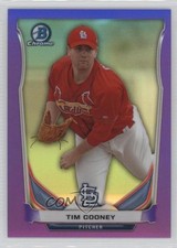 2014 Bowman Chrome Prospects Purple Refractor 103/150 Tim Cooney #BCP42 z6b