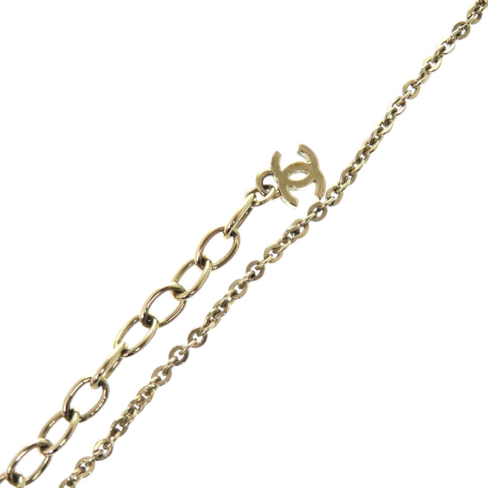 AUTHENTIC CHANEL CC Mark Mirror BallNecklace Red … - image 7