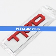 Rear Trunk Emblem For Trd Fender Side Pillar Plate Badge Metal Nameplates Letter