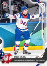 Brock Nelson Team USA Debut 2026 Olympics Topps NOW Card 9