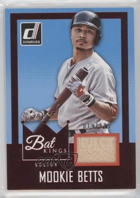 2016 Panini Donruss Bat Kings Red 19/199 Mookie Betts #BK-MO 1j2