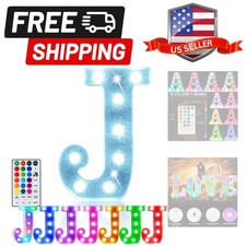 Colorful Light Up Letters, Led Marquee Letter Light Sign Battery Powered, 18 ...