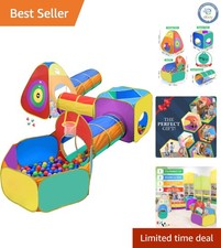 Portable Pop-Up Ball Pit and Play Tent with Tunnels - Ideal for Active Toddlers