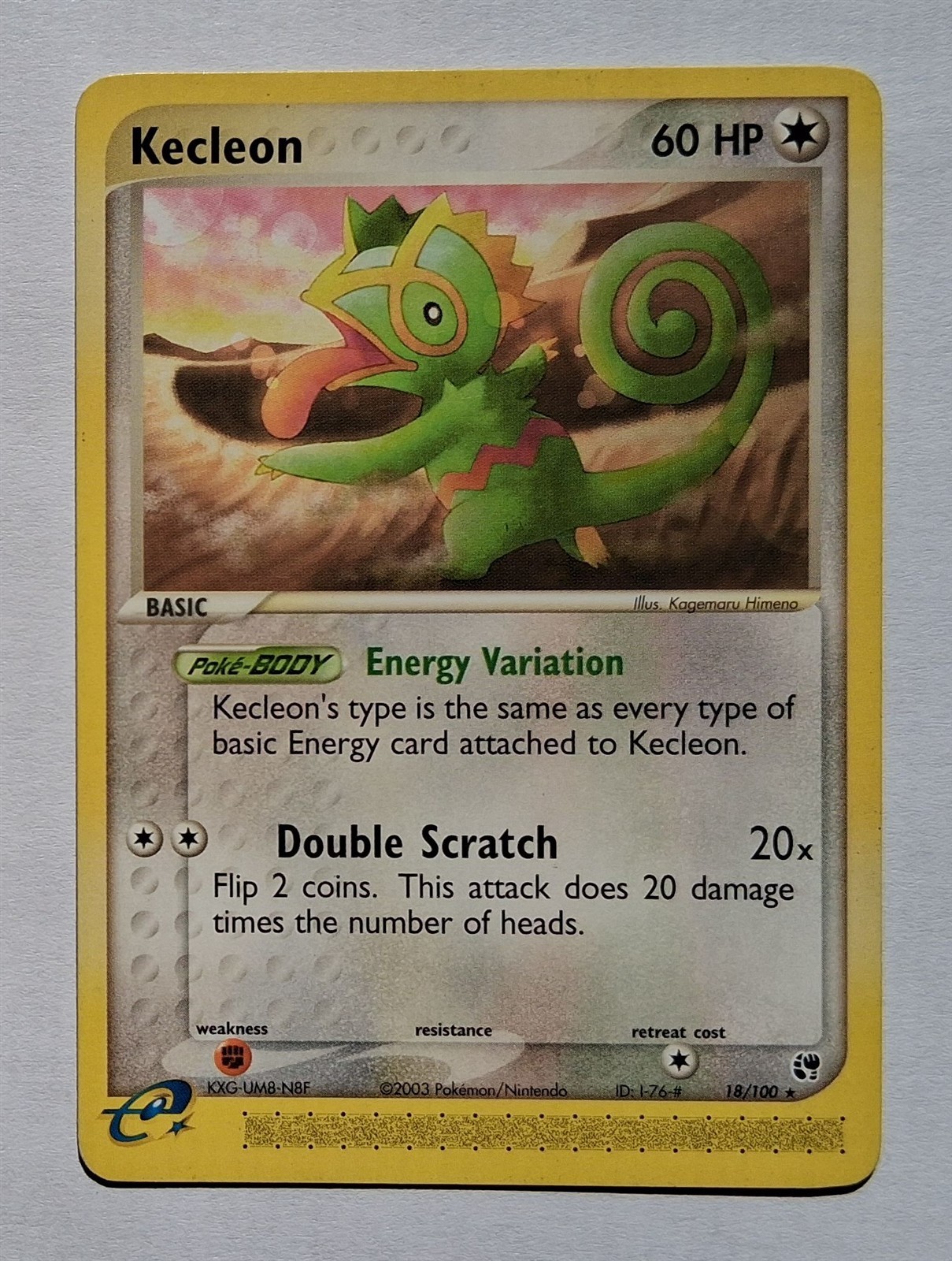 Pokemon - Kecleon - Sandstorm 18/100 - Rare - LP