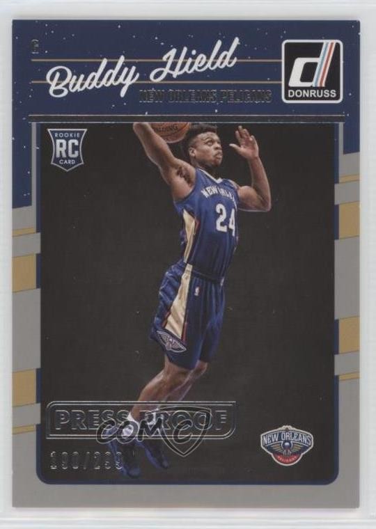 2016-17 Panini Donruss Rookies Press Proof Silver 190/299 Buddy Hield #156 2w6