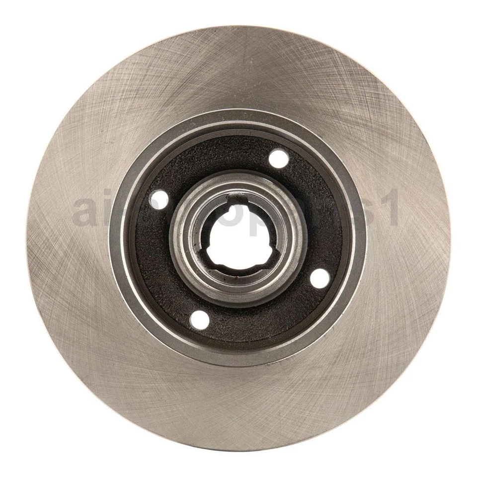 For 1985 - 1996 1997 1998 Volkswagen Golf 2pcs Rear Brake Rotors & Hub Assembly - Image 3 of 4