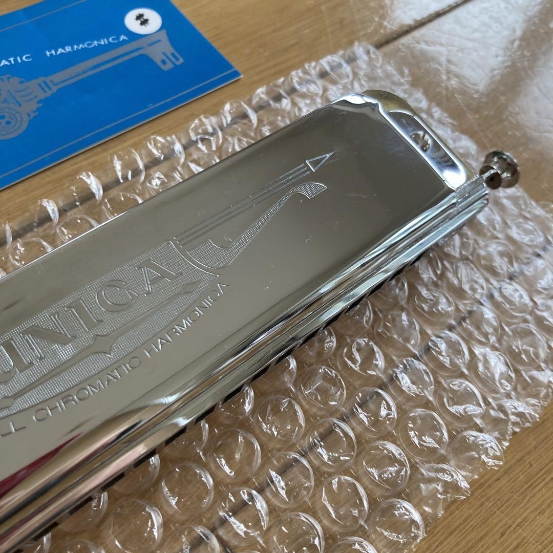TOMBO UNICA FULL CHROMATIC HARMONICA 日本製 Tombo Unica Full Chromatic Harmonica Made in Japan Unused
