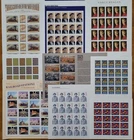US Stamps Self Adhesive Forever Sheets Collection - Lot Of 9 MNH - FV $132.60