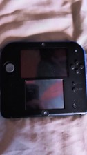 Nintendo 2DS Handheld Console Black/Blue Wi-Fi Headphone Jack Stylus Charger