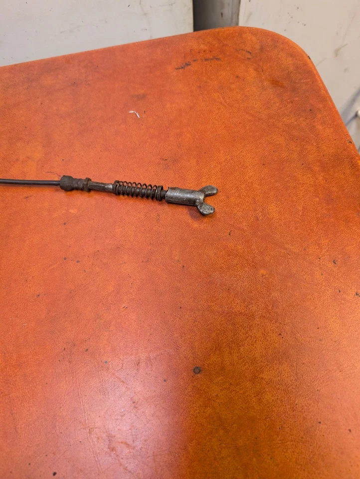 Yamaha Moto 4 YFM350 1987 clavija derecha reposapiés freno pedal cable Foto 3 de 4