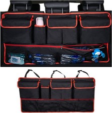 Car Trunk Organizer, Super Capacity Vehicle Hanging Backseat Cargo Storage Bag w