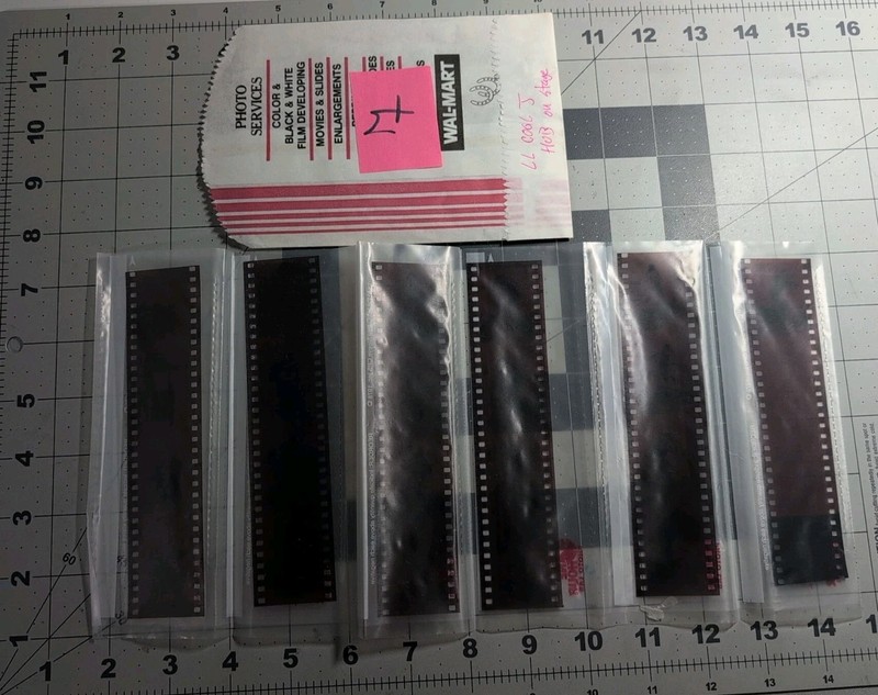 *RARE* lot of LL COOL J - concert photo negatives at house of blues RAP #MUSIC