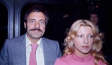 Actor de cómic Harry H Corbett su esposa Maureen asistiendo a un evento foto antigua