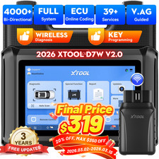 XTOOL D7W V2.0 Wireless Car Full System Diagn...
