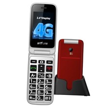 Pro Red - 4G LTE Flip Phone for Seniors  Unlcoked Flip Phone with SOS G3