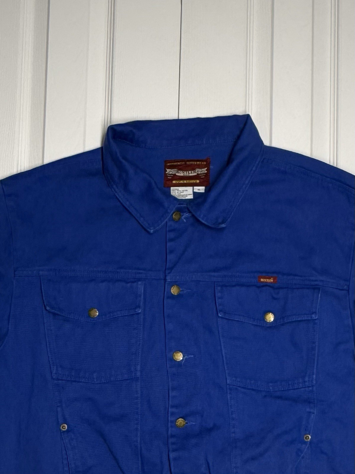 rustler authentic outerwear denim jacket blue cot… - image 2