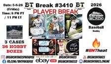 CHRISTIAN MOORE 2026 Topps Chrome Black Baseball Hobby 3 CASE 36 BOX Break #3410