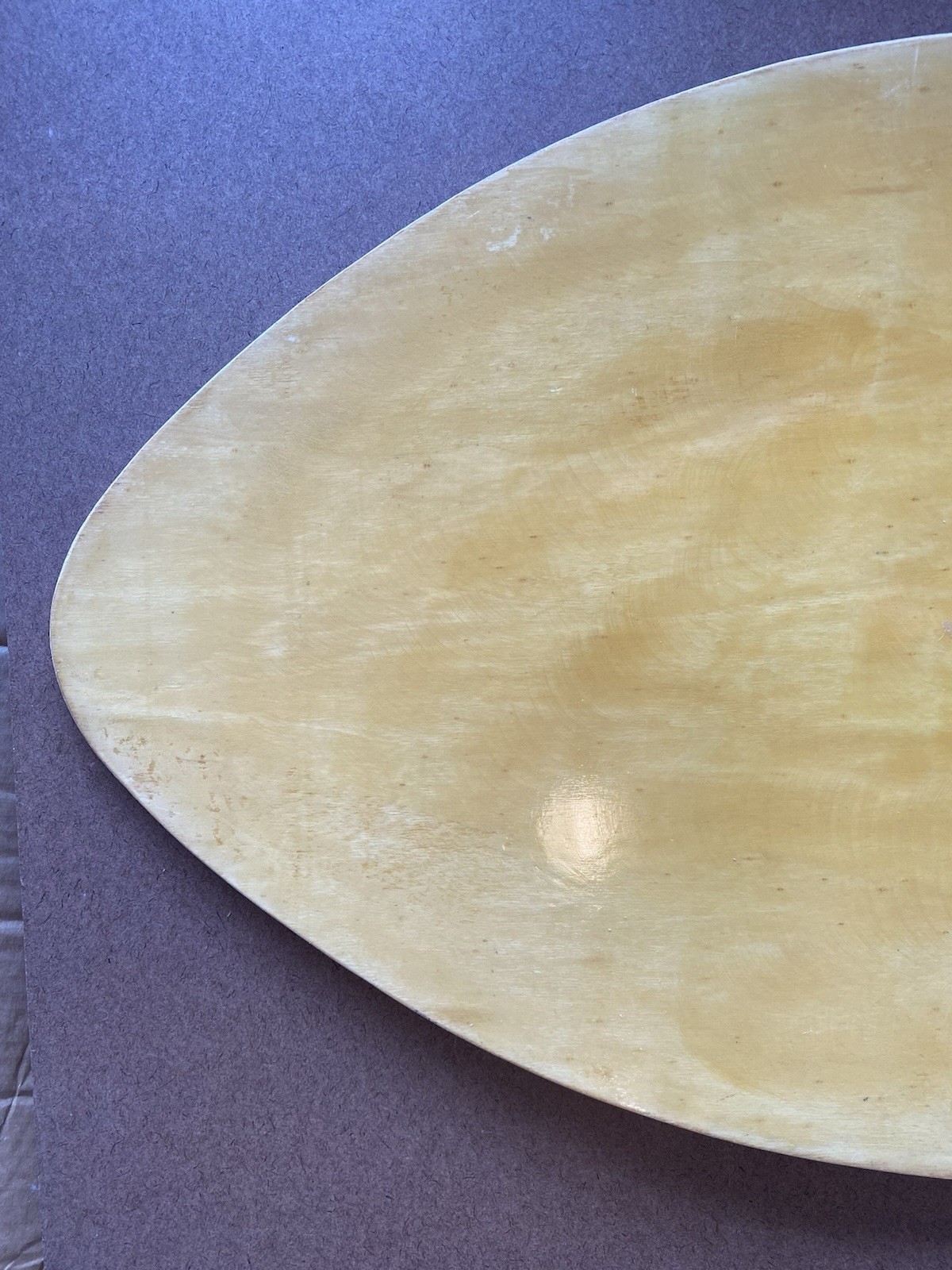 2010 Skim Lizard 35” Promo Wood Skim Water Board - Mischievous Smile Design