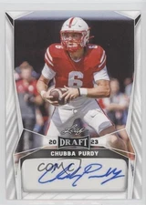 2023 Leaf Draft Auto Chubba Purdy #BA-CP1 Auto