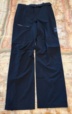 Mountain Hardwear Mens Rain Pants Navy Blue Stretch Ozonic Comfort Outdoor Large